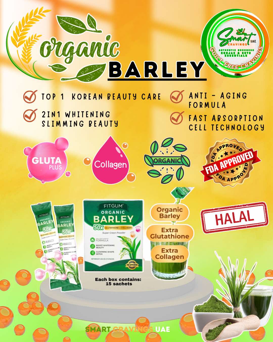 𝐎𝐑𝐆𝐀𝐍𝐈𝐂 𝐁𝐀𝐑𝐋𝐄𝐘 -- GLUTATHIONE & COLLAGEN