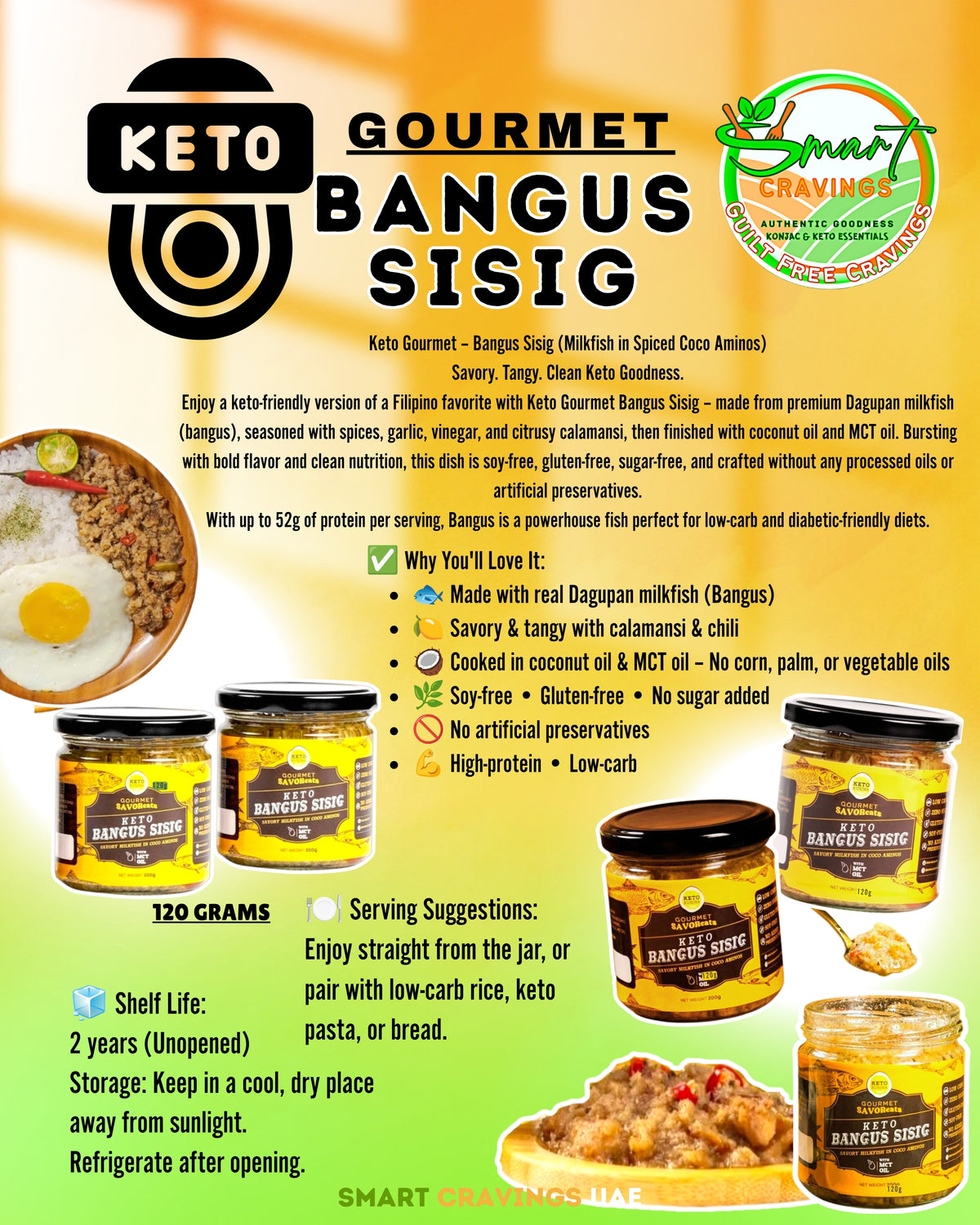 Keto Gourmet Bangus Sisig