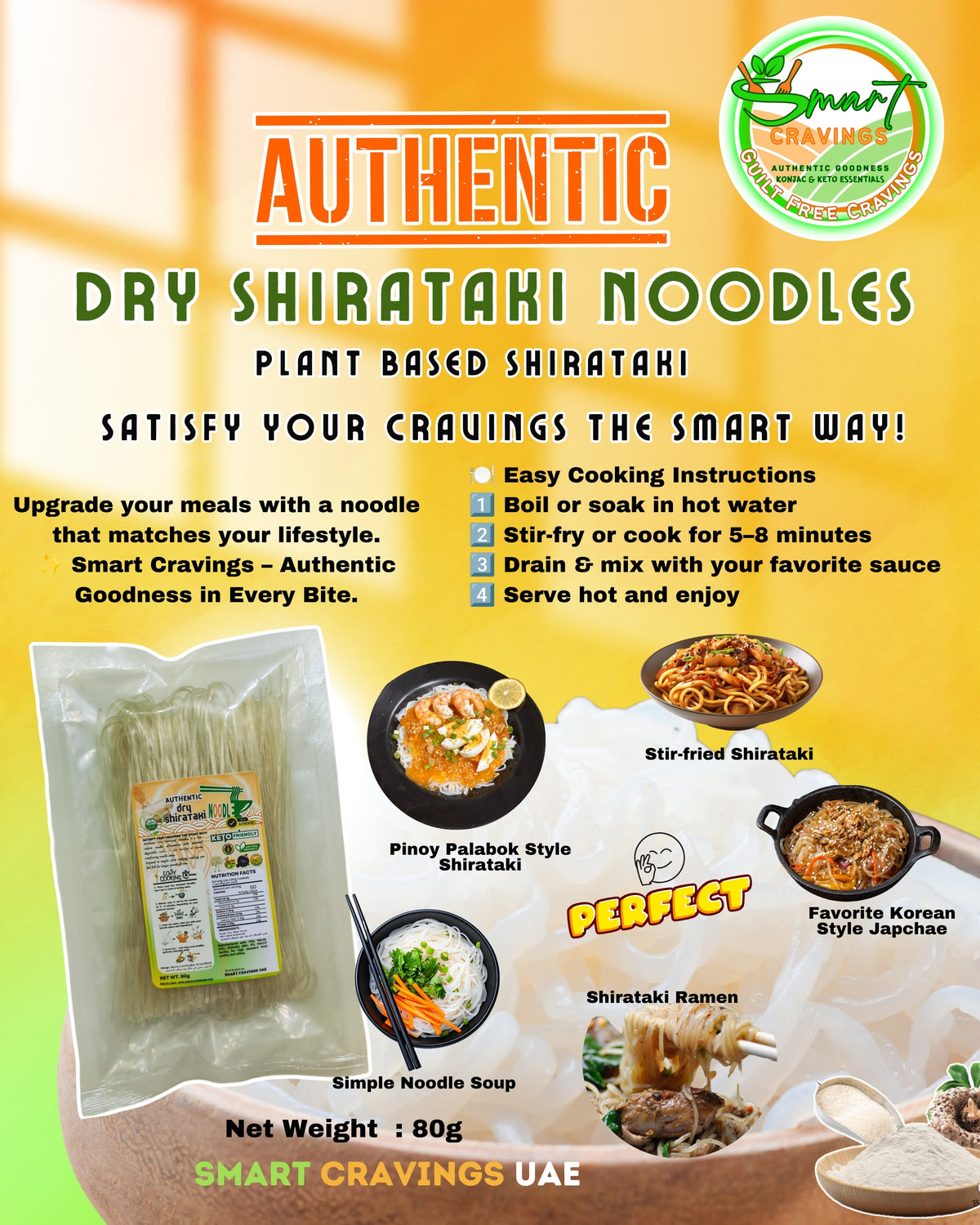 Dry Shirataki Noodes