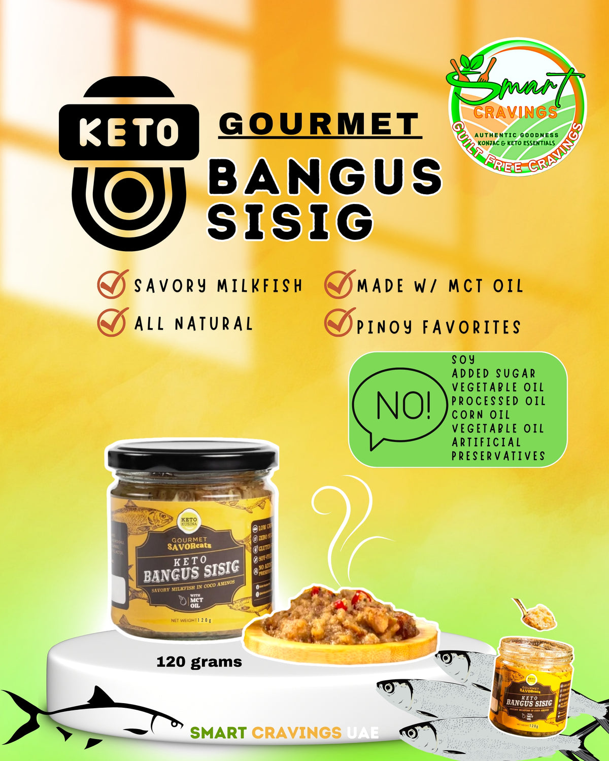 Keto Gourmet Bangus Sisig