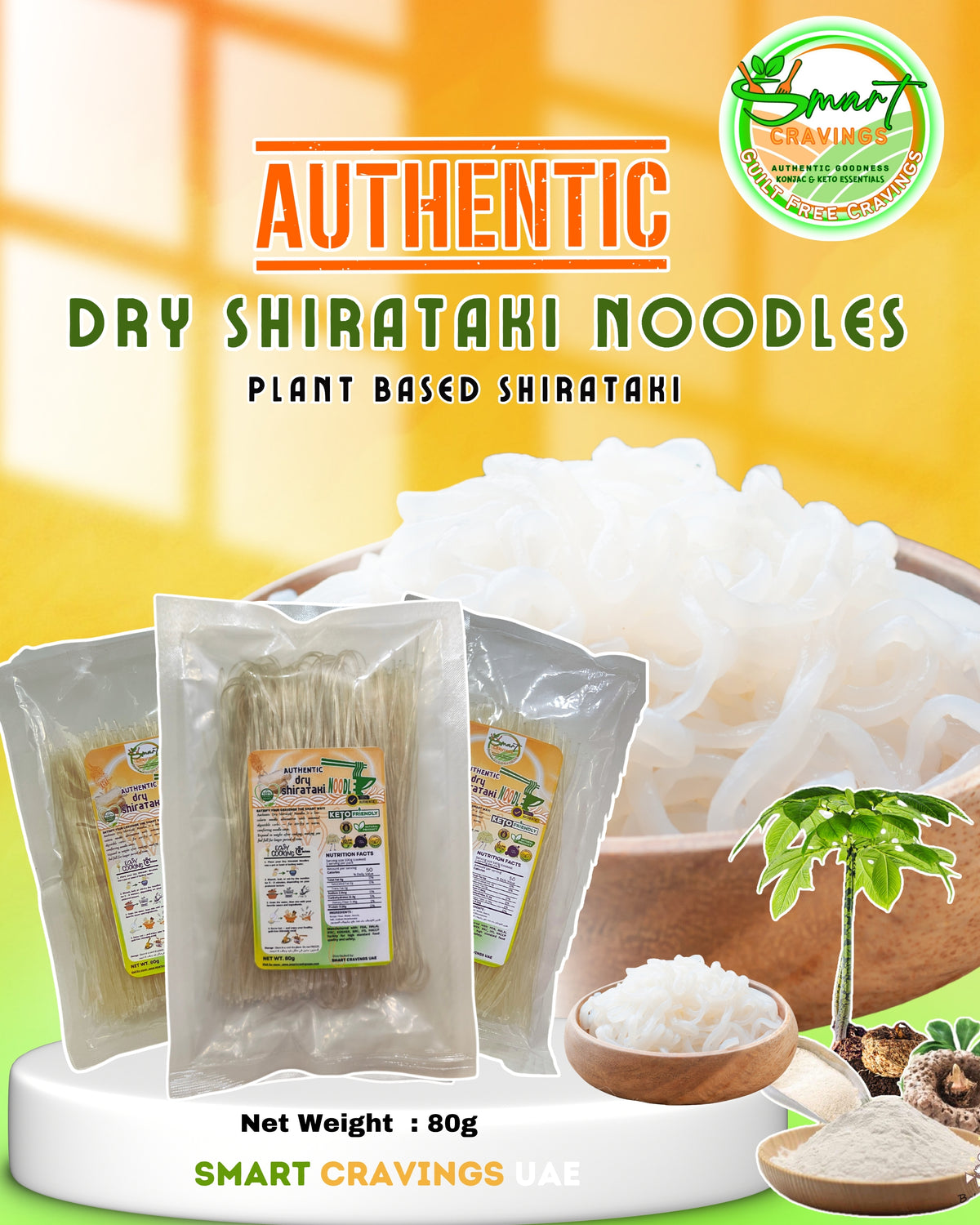 Dry Shirataki Noodes