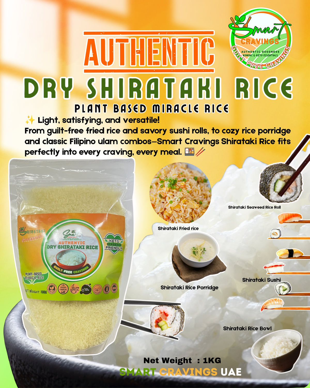 Smart Cravings Shirataki Rice